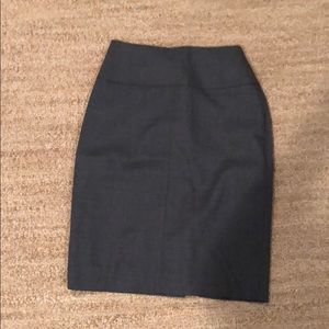 Jcrew grey pencil skirt